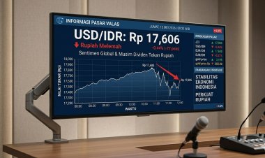 Rupiah Kembali Melemah, Tembus Rp 17.606 per Dolar AS