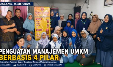 Penguatan Manajemen UMKM Berbasis Empat Pilar, Komunitas Preman Super Gandeng Rumah Hukum Indonesia
