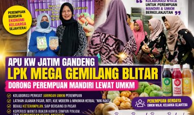 APU KW JATIM Gandeng LPK MEGA GEMILANG Blitar Dorong Perempuan Mandiri Lewat UMKM