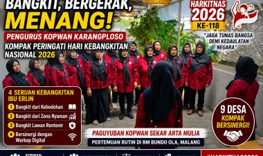 “Bangkit, Bergerak, Menang!” Pengurus Kopwan Karangploso Kompak Peringati Hari Kebangkitan Nasional 2026