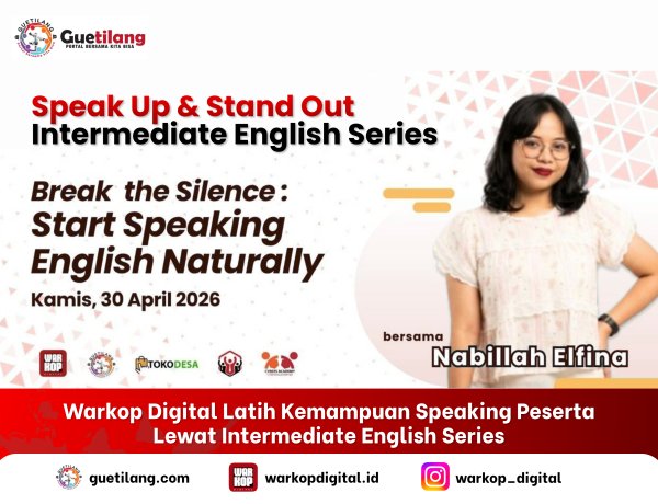 Warkop Digital Latih Kemampuan Speaking Peserta Lewat Intermediate English Series