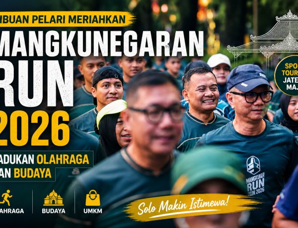 Mangkunegaran Run 2026 di Solo Padukan Olahraga dan Budaya, Ribuan Pelari Ikut Meriahkan