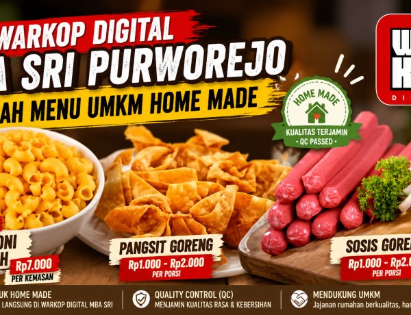 Warkop Digital Mba Sri Purworejo Tambah Menu UMKM Home Made