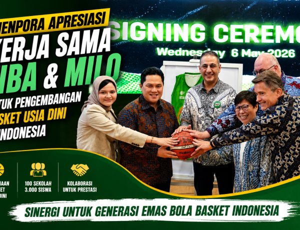 Menpora Apresiasi Kerja Sama FIBA dan MILO untuk Pengembangan Basket Usia Dini di Indonesia