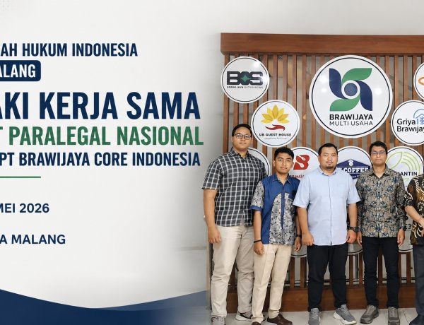 DPD Rumah Hukum Indonesia Kota Malang Jajaki Kerja Sama Diklat Paralegal Nasional dengan PT Brawijaya Core Indonesia
