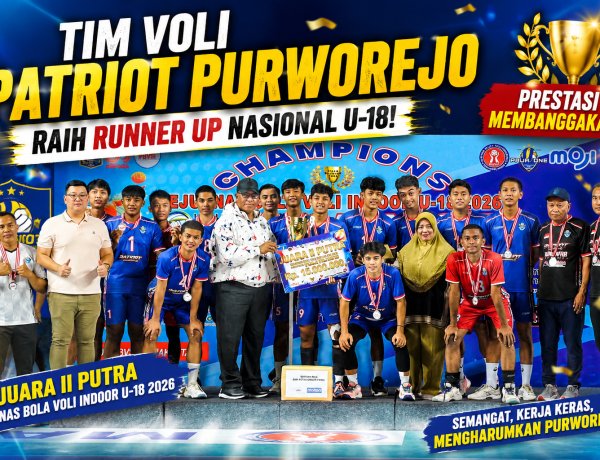 Tim Voli Patriot Purworejo Raih Runner Up Nasional U-18