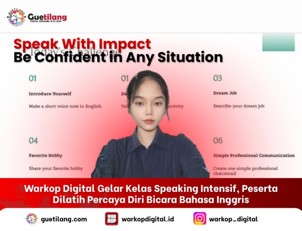Warkop Digital Gelar Kelas Speaking Intensif, Peserta Dilatih Percaya Diri Bicara Bahasa Inggris