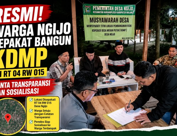 Resmi! Warga Ngijo Sepakat Bangun KDMP di RT 04 RW 015, Minta Transparansi dan Sosialisasi