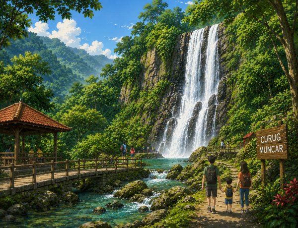 Pesona Alam Curug Muncar di Kabupaten Purworejo