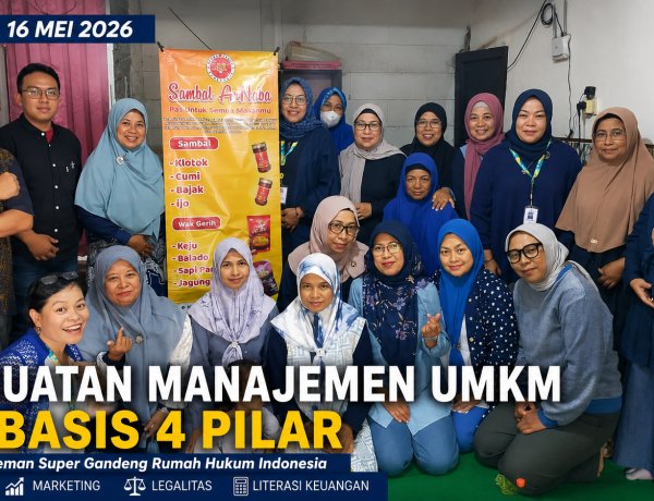 Penguatan Manajemen UMKM Berbasis Empat Pilar, Komunitas Preman Super Gandeng Rumah Hukum Indonesia