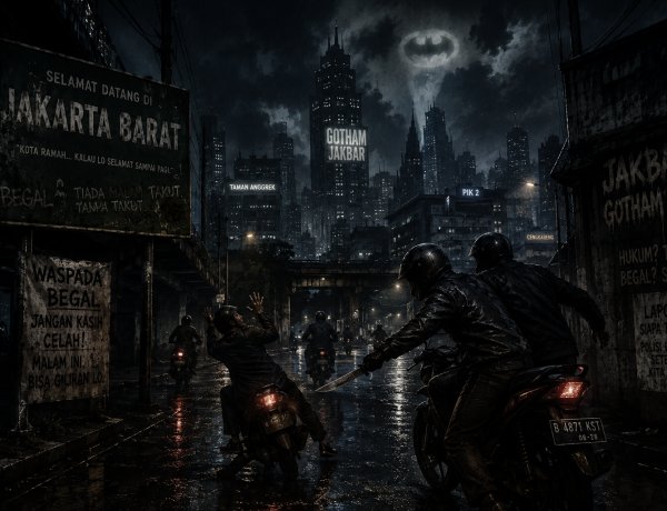 Jakarta Barat Bak “Gotham City”, Warga Resah Dihantui Begal dan Kejahatan Jalanan