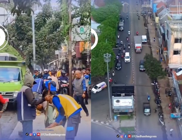 Pasar Cicadas Ditata Ulang: Petugas Lakukan Pembersihan Besar-Besaran demi Kenyamanan Publik