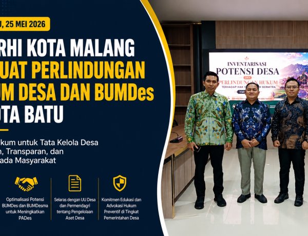 DPD Rumah Hukum Indonesia Kota Malang Perkuat Perlindungan Hukum Desa dan BumDes di Kota Batu