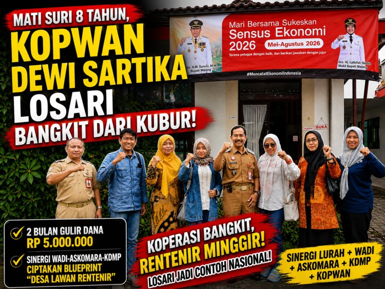 Mati Suri 8 Tahun, Kopwan Dewi Sartika Losari Bangkit Dari Kubur
