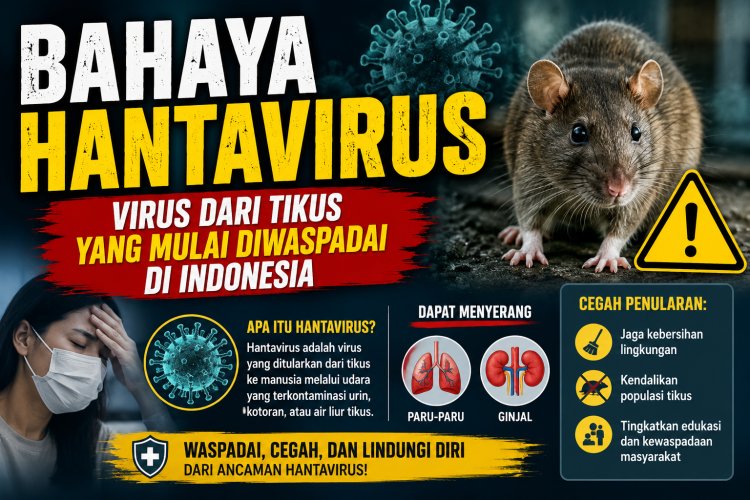 Bahaya Hantavirus, Virus dari Tikus yang Mulai Diwaspadai di Indonesia
