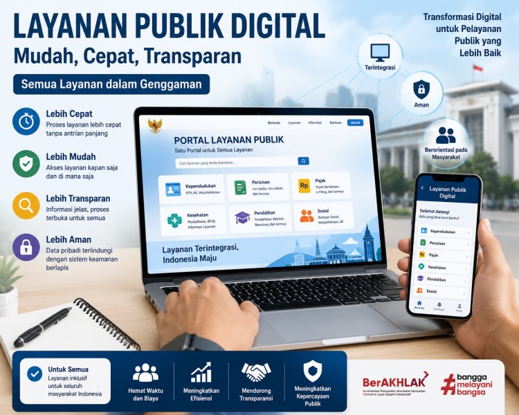 Layanan Publik Digital Terus Diperkuat, Masyarakat Kini Lebih Mudah Mengakses Administrasi Pemerintahan