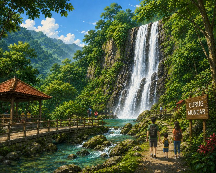 Pesona Alam Curug Muncar di Kabupaten Purworejo