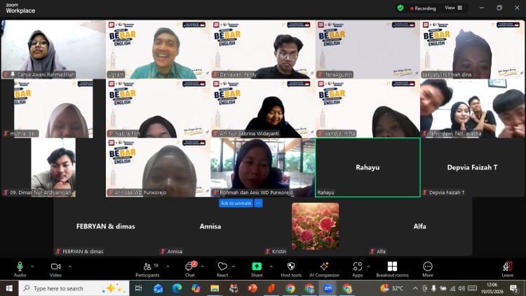 BEBAR English Bersama SPEACON AI Tingkatkan Kemampuan Bahasa Inggris Peserta Magang Kemnaker