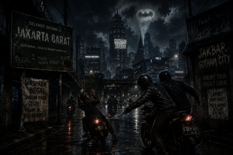 Jakarta Barat Bak “Gotham City”, Warga Resah Dihantui Begal dan Kejahatan Jalanan