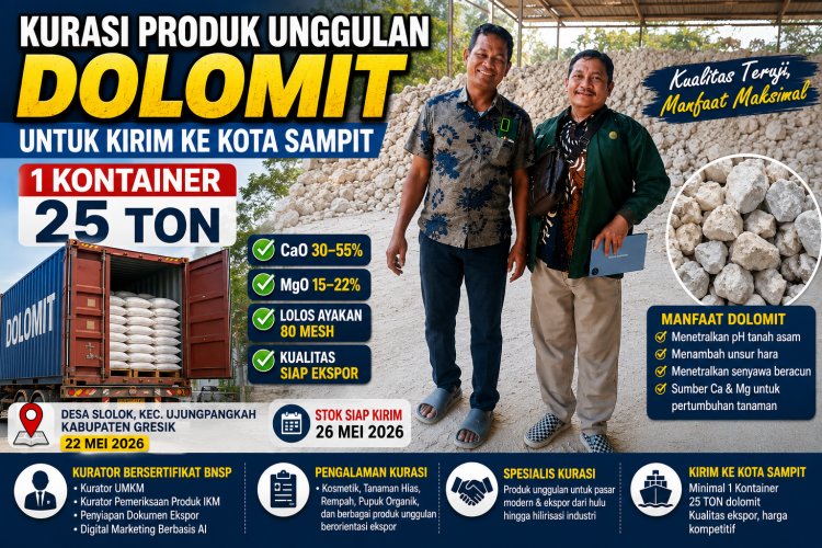 Kurasi Produk Unggulan Dolomit untuk Pengiriman ke Kota Sampit