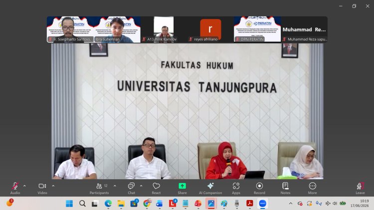 PERATIN dan FH Universitas Tanjungpura Resmi Jalin Kerja Sama Strategis untuk Memperkuat Ekosistem Hukum Digital dan Pengembangan Profesi Advokat