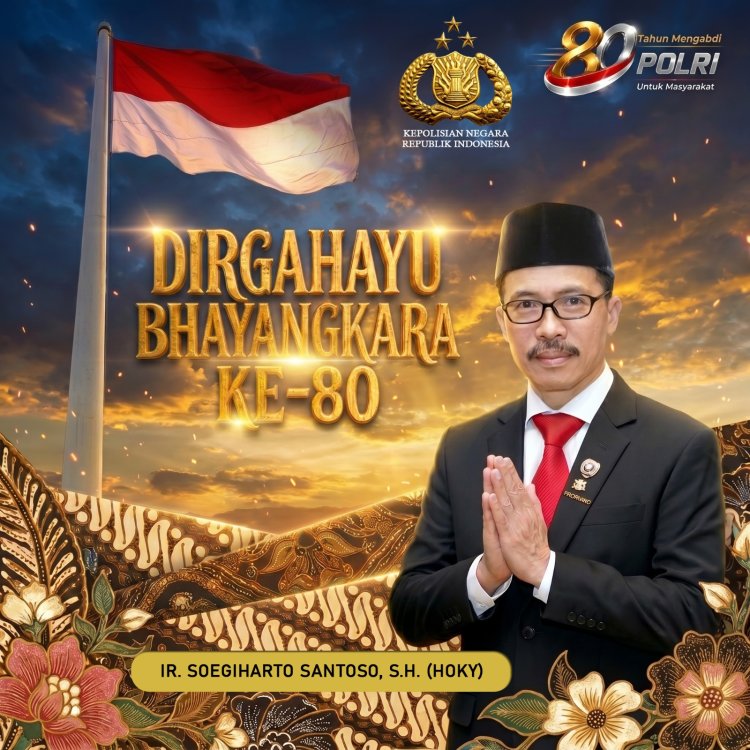 Ketua Umum APKOMINDO: HUT Bhayangkara ke-80 Momentum Memperkuat Penegakan Hukum dan Keamanan Digital Menuju Indonesia Emas 2045