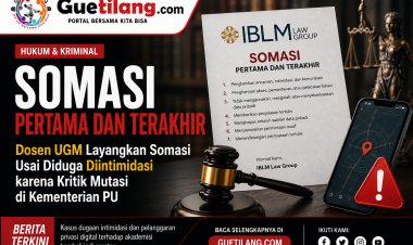 Dosen UGM Layangkan Somasi Usai Diduga Diintimidasi karena Kritik Mutasi di Kementerian PU
