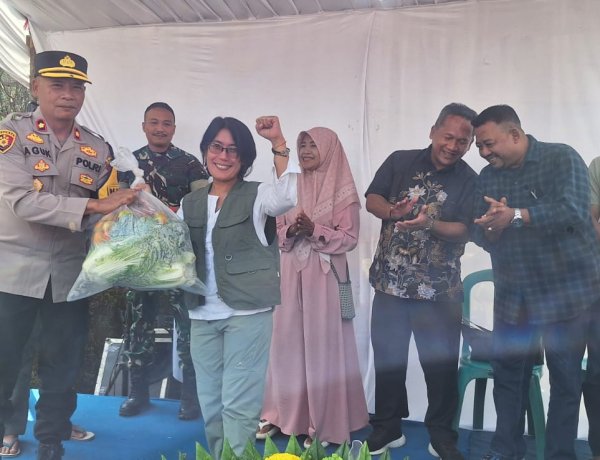 Kapolsek Sukaraja Hadiri Milad Ke -9 Persatuan Petani Suryakencana Sukabumi