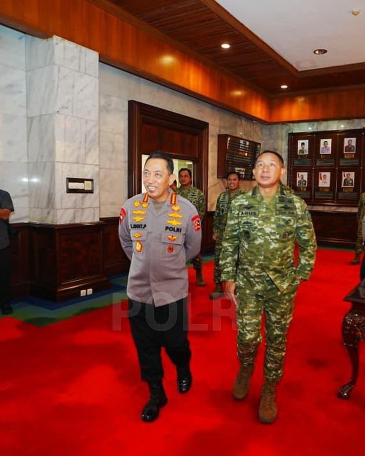 Kapolri Dan Panglima TNI Pererat Soliditas Sebagai Pilar Utama Penjaga Kedaulatan Negara