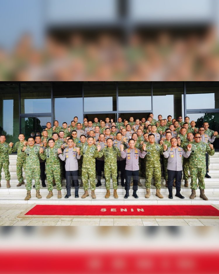 Kapolri Dan Panglima TNI Pererat Soliditas Sebagai Pilar Utama Penjaga Kedaulatan Negara