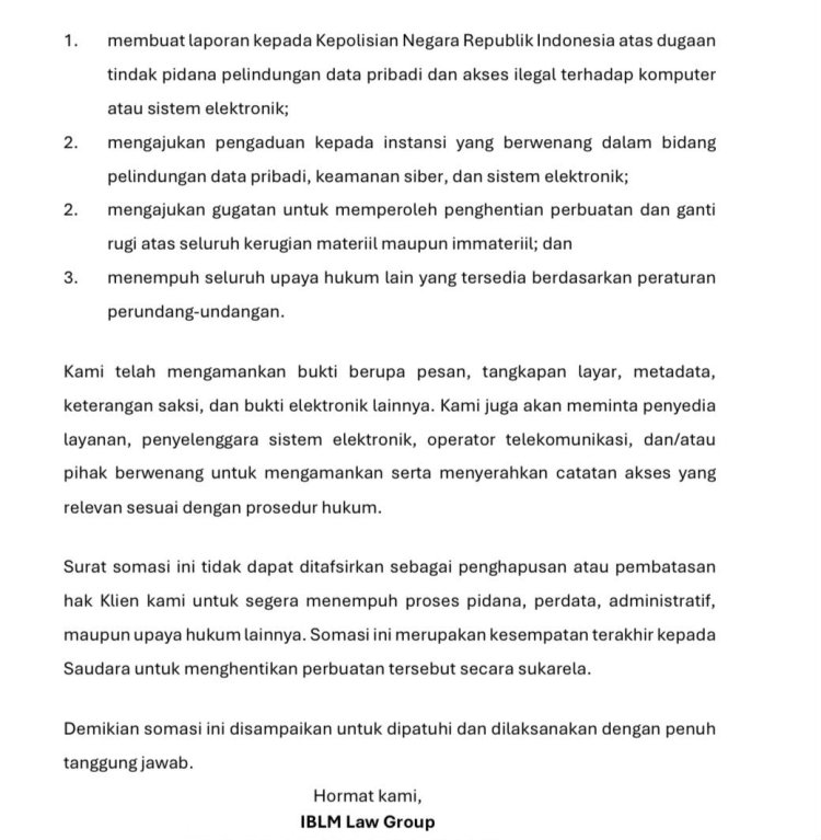 Dosen UGM Layangkan Somasi Usai Diduga Diintimidasi karena Kritik Mutasi di Kementerian PU