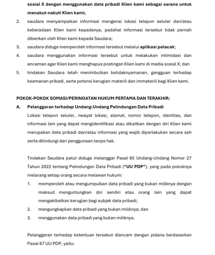 Dosen UGM Layangkan Somasi Usai Diduga Diintimidasi karena Kritik Mutasi di Kementerian PU