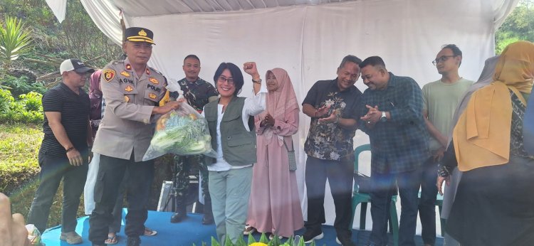Kapolsek Sukaraja Hadiri Milad Ke -9 Persatuan Petani Suryakencana Sukabumi