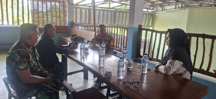 'Isu Rencana Aksi Damai', Kapolsek Sukaraja Laksanakan Kordinasi Dengan Pihak Terkait