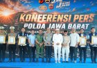 Polda Jabar Ungkap 352 Kasus Kejahatan Jalanan, Musnahkan 25 Ribu Miras Dan 9.124 Knalpot Non Standar