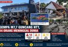 Gempa M7,7 Guncang NTT, 14 Orang Meninggal Dunia