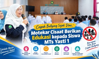 Cegah Bullying Sejak Dini, Motekar Cisaat Berikan Edukasi Kepada Siswa Mts Yasti 1