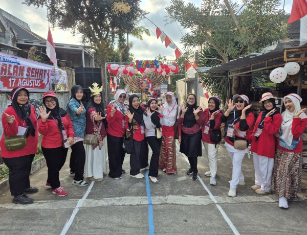 **Merah Putih Berkibar! RW 15 GPA Ngijo Meriahkan HUT RI 81 dengan Bazar UMKM Warga & Fun Games**