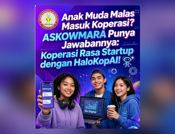 Anak Muda Malas Masuk Koperasi? ASKOWMARA Punya Jawabannya: Koperasi Rasa Startup dengan HaloKopAI!