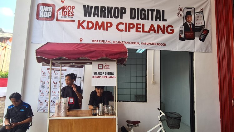 Warkop Digital Hadir di KDMP Cipelang, Dorong Digitalisasi Desa dan Penguatan Ekonomi Masyarakat
