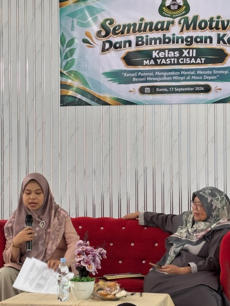 Tingkatkan Potensi Siswa, MA Yasti Cisaat Gelar Seminar Motivasi Dan Bimbingan Karir