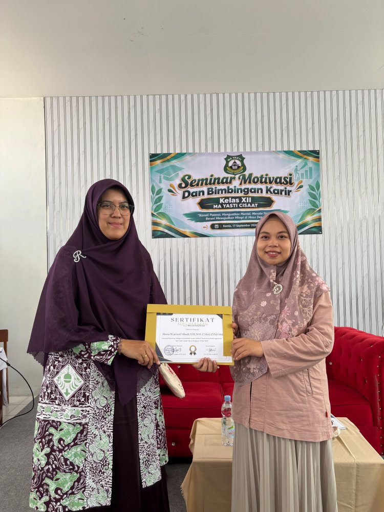 Tingkatkan Potensi Siswa, MA Yasti Cisaat Gelar Seminar Motivasi Dan Bimbingan Karir