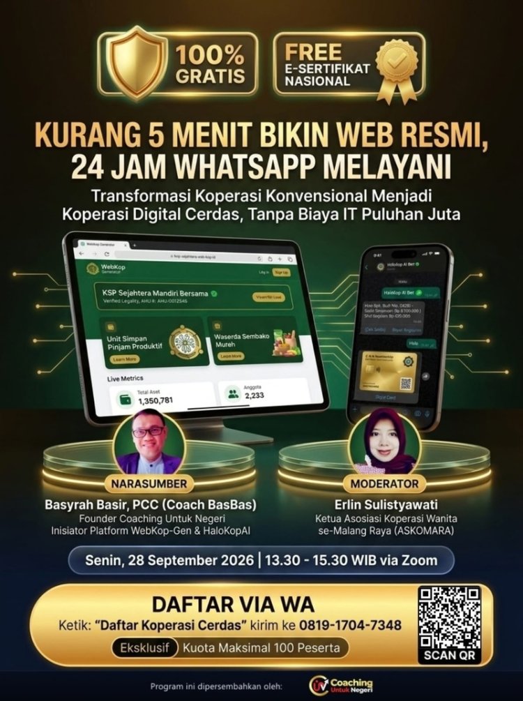 Anak Muda Malas Masuk Koperasi? ASKOWMARA Punya Jawabannya: Koperasi Rasa Startup dengan HaloKopAI!