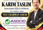 Karim Taslim Terpilih sebagai Vice Chairman ASOCIO, APTIKNAS Perkuat Peran Indonesia di Ekosistem Digital Asia–Oseania