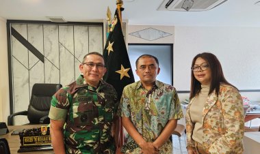 Wairjenad Mabesad TNI Mayjen TNI Muchidin Sambut Hangat Kunjungan Ketum dan Bendum ARIIN