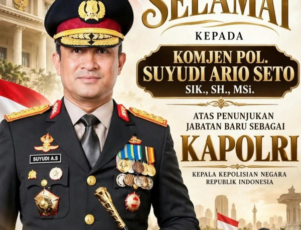 Suyudi Ario Seto Dilantik Jadi Kapolri, Soegiharto Santoso: Sejak 2025 Saya Sudah Melihat Beliau Layak