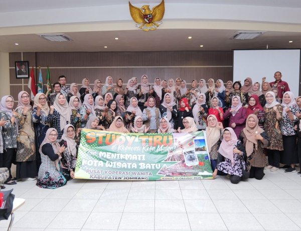Perkuat Jaringan Koperasi Wanita, Puskopwan Jombang Belajar Tata Kelola ke Kopmen SBW Malang