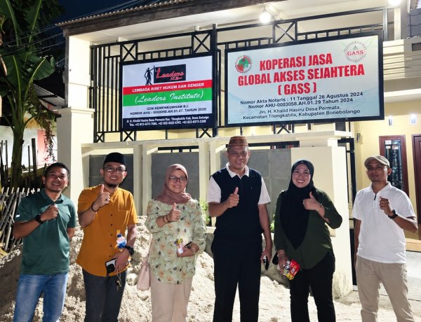 Leaders Institute Gorontalo dan Koperasi GASS Perkuat Kolaborasi, Hadirkan Konsultasi dan Bantuan Hukum