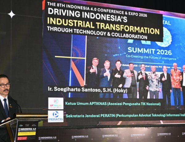 APKOMINDO dan APTIKNAS Dukung The 8th Indonesia 4.0 Conference & Expo 2026, Dorong Adopsi AI dan Transformasi Industri Nasional