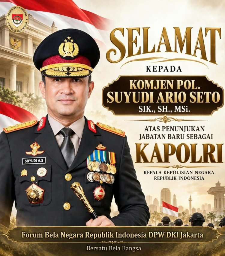 Suyudi Ario Seto Dilantik Jadi Kapolri, Soegiharto Santoso: Sejak 2025 Saya Sudah Melihat Beliau Layak
